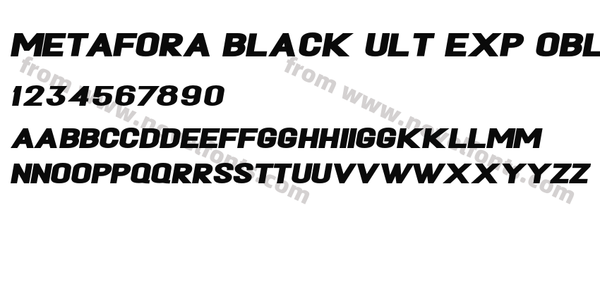 METAFORA Black Ult Exp ObliqPreview