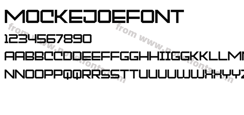 MOCKEJOEFONTPreview