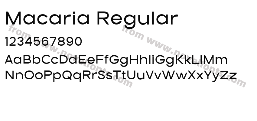 Macaria RegularPreview
