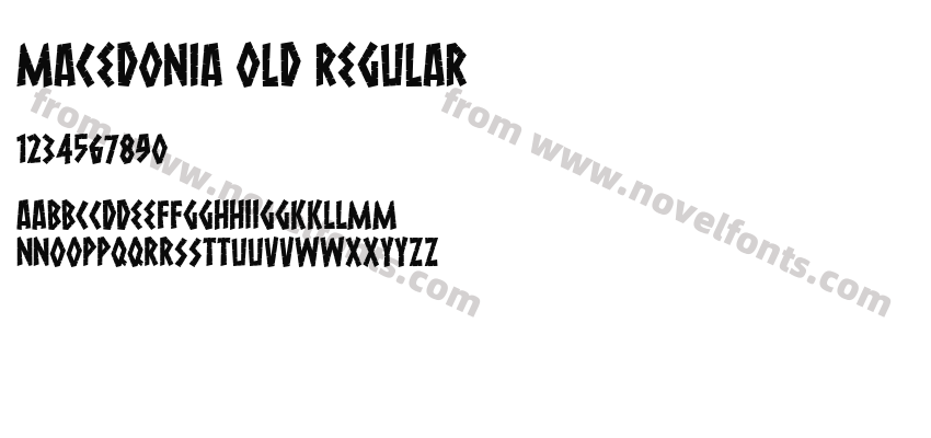 Macedonia Old RegularPreview