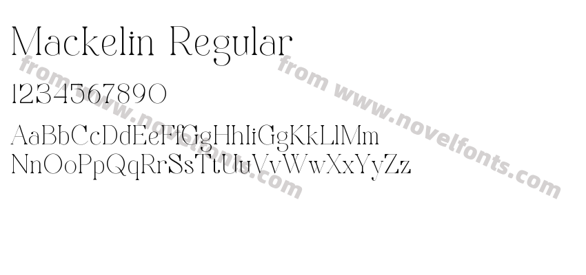 Mackelin RegularPreview