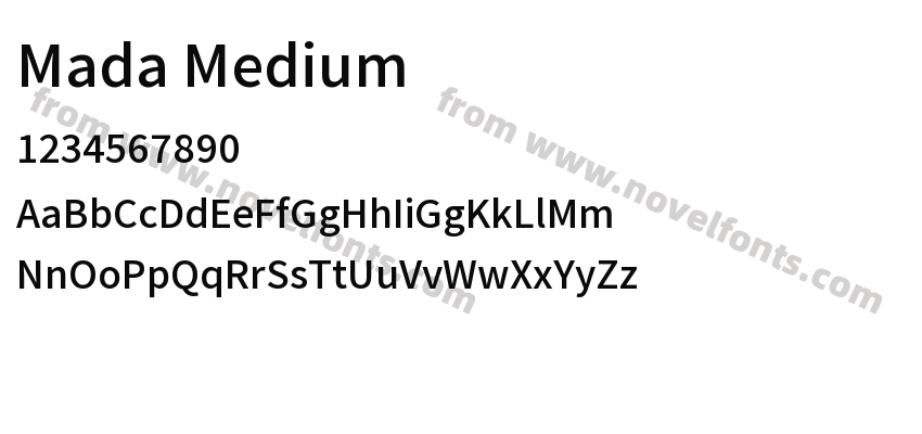 Mada MediumPreview