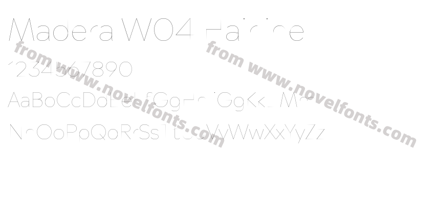 Madera W04 HairlinePreview