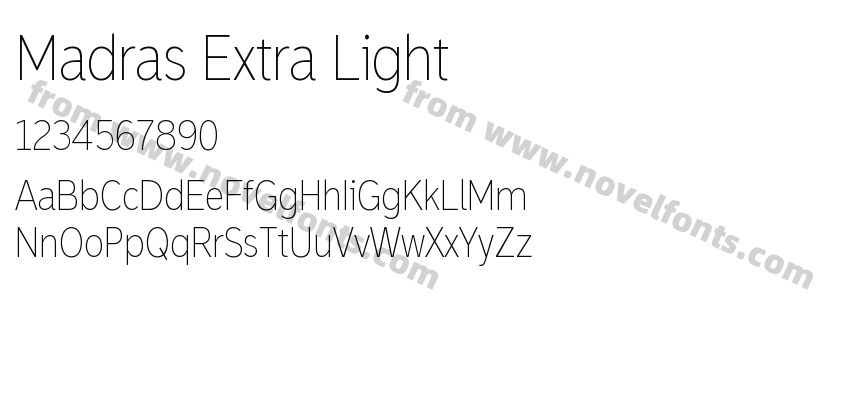 Madras Extra LightPreview