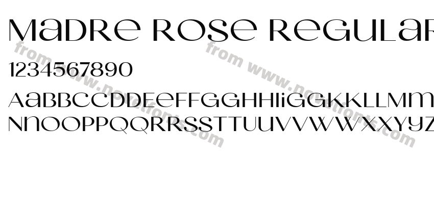 Madre Rose RegularPreview