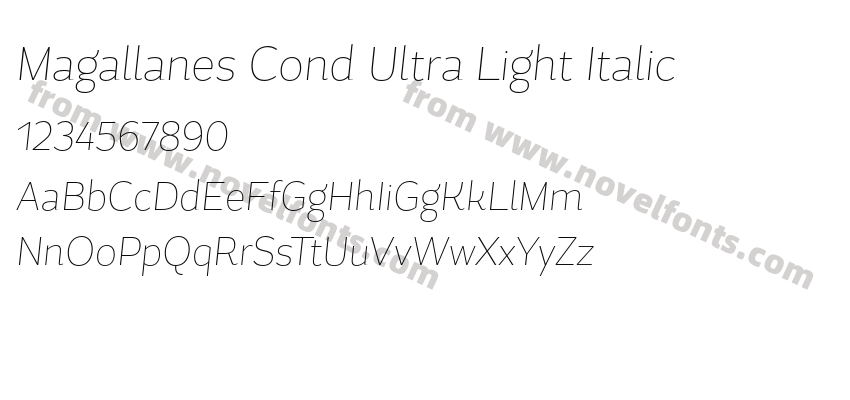 Magallanes Cond Ultra Light ItalicPreview