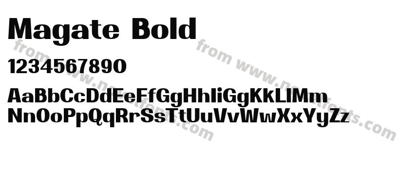 Magate BoldPreview