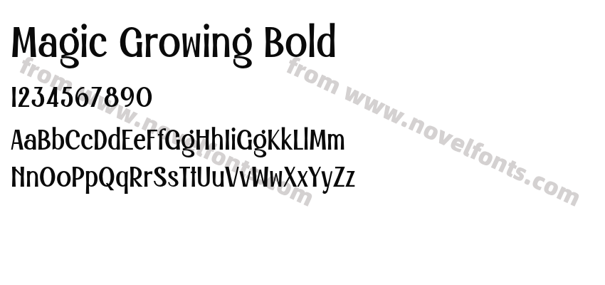 Magic Growing BoldPreview