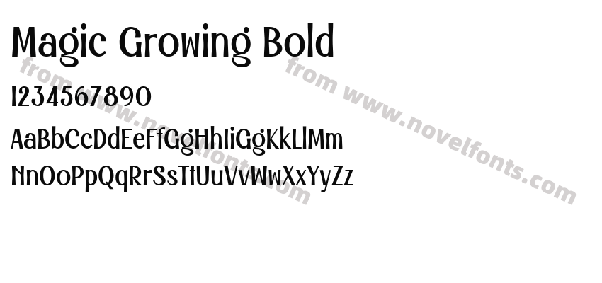 Magic Growing BoldPreview