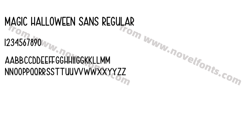 Magic Halloween Sans RegularPreview