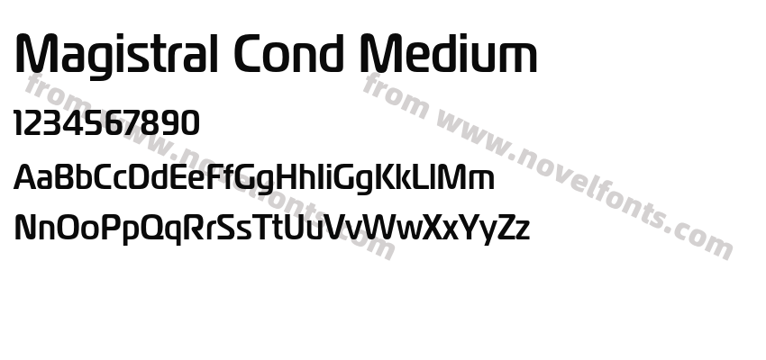 Magistral Cond MediumPreview
