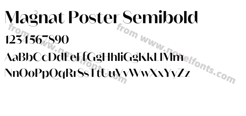 Magnat Poster SemiboldPreview
