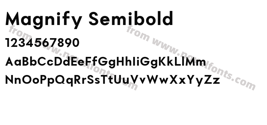Magnify SemiboldPreview