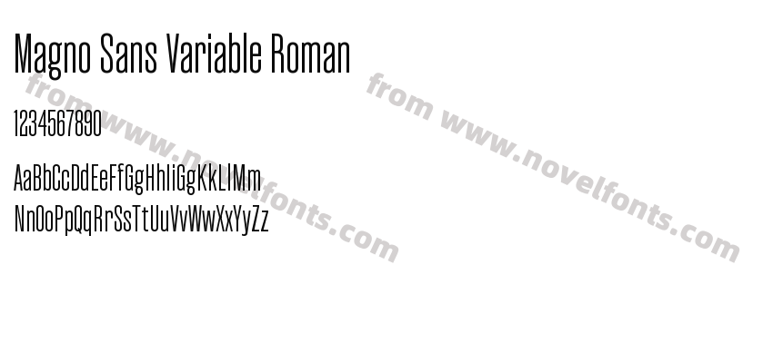 Magno Sans Variable RomanPreview
