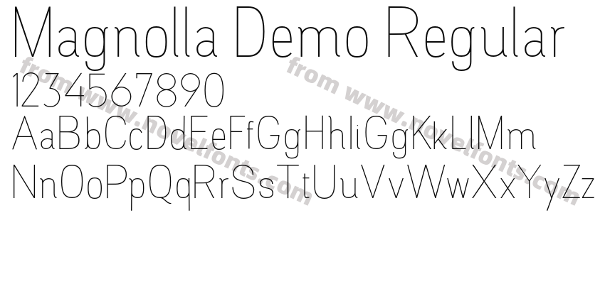 Magnolla Demo RegularPreview