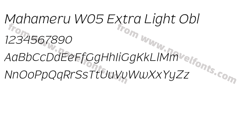 Mahameru W05 Extra Light OblPreview