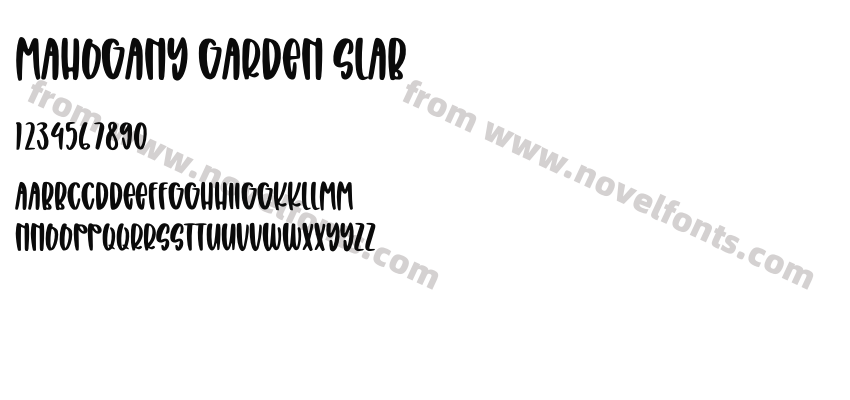 Mahogany Garden SlabPreview