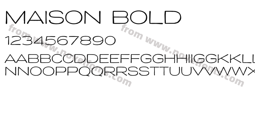 Maison BoldPreview