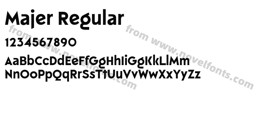 Majer RegularPreview