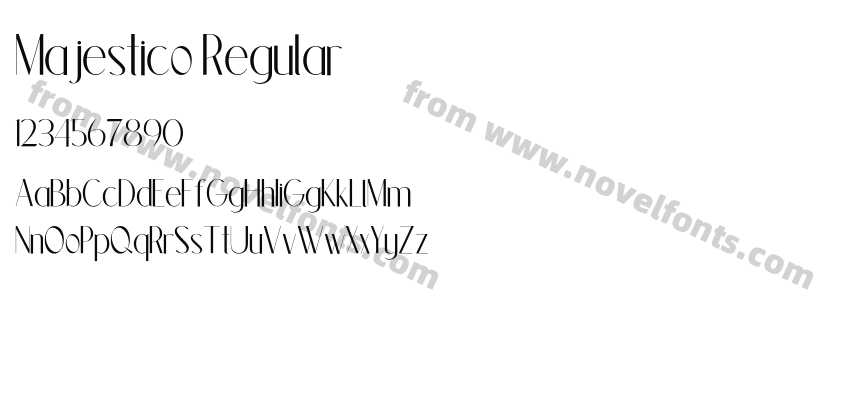 Majestico RegularPreview