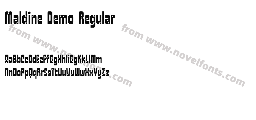 Maldine Demo RegularPreview