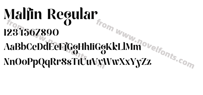 Malfin RegularPreview