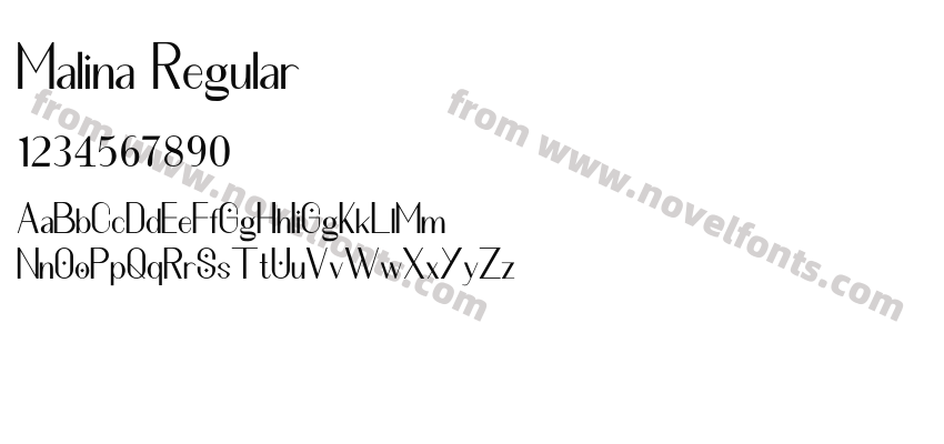 Malina RegularPreview