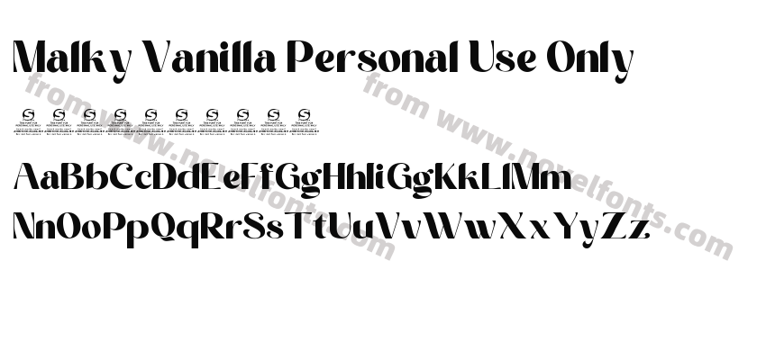 Malky Vanilla Personal Use OnlyPreview