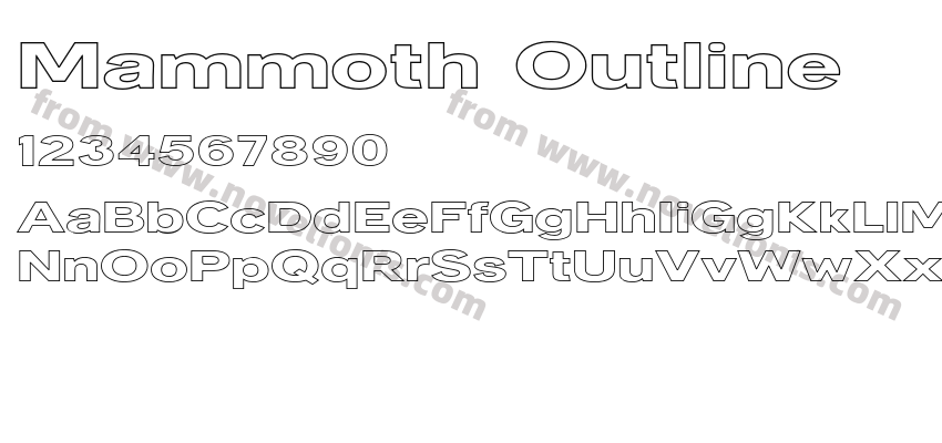 Mammoth OutlinePreview