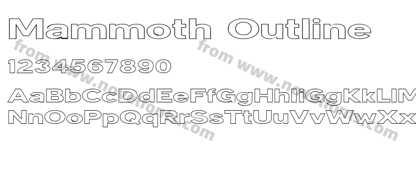 Mammoth OutlinePreview