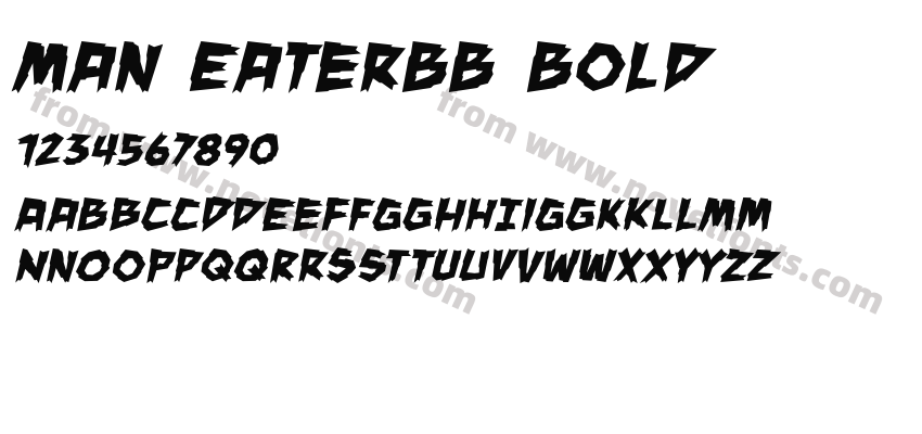 Man EaterBB BoldPreview