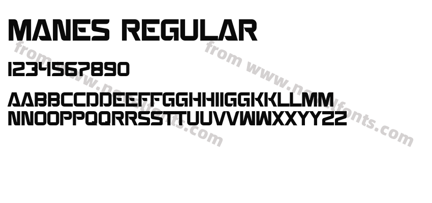 Manes RegularPreview