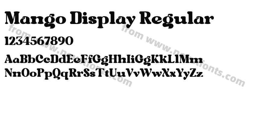 Mango Display RegularPreview