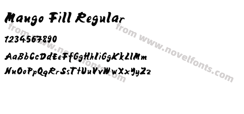 Mango Fill RegularPreview