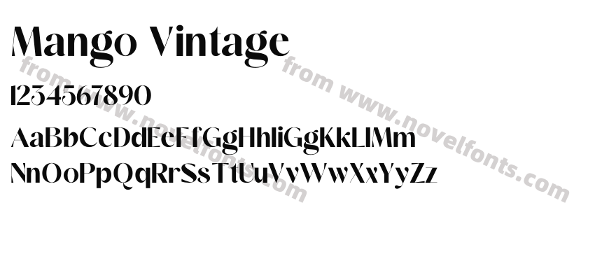 Mango VintagePreview