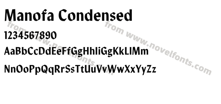 Manofa CondensedPreview