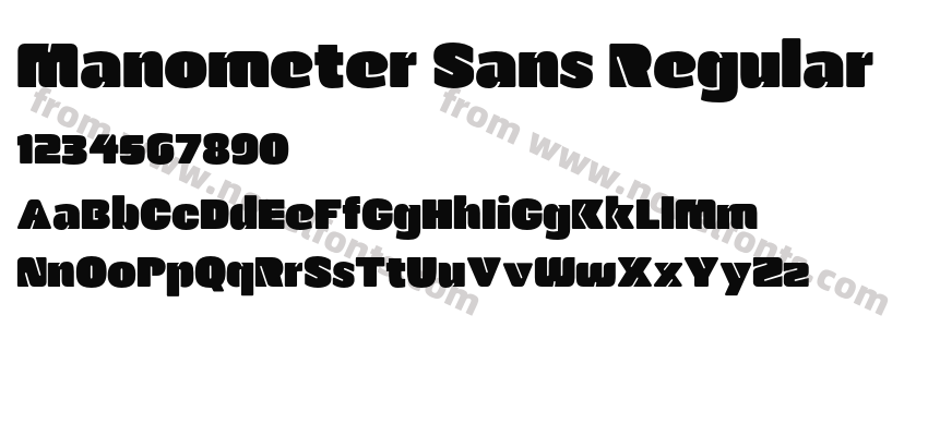 Manometer Sans RegularPreview