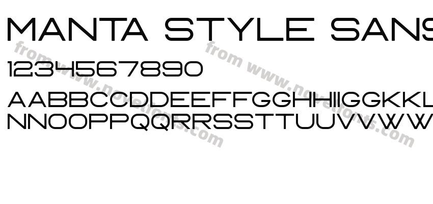 Manta Style Sans RoundPreview