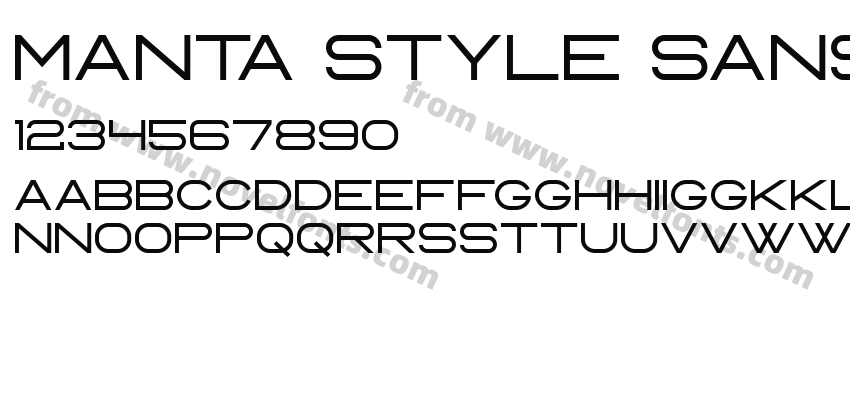 Manta Style SansPreview
