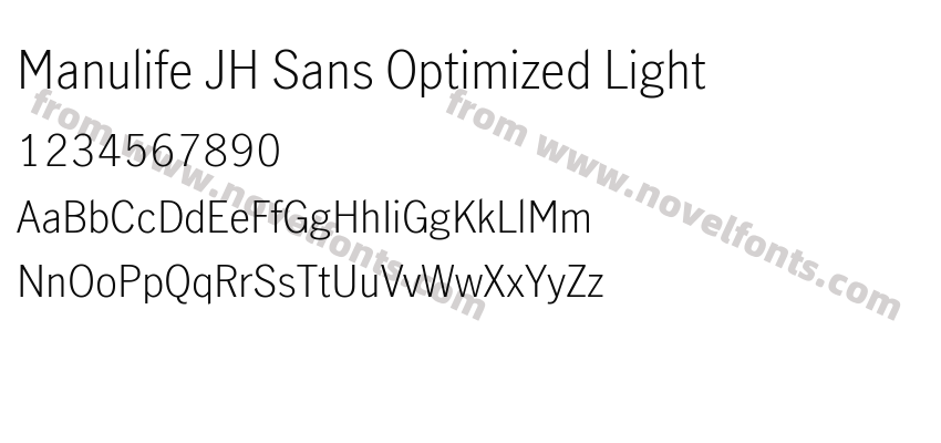Manulife JH Sans Optimized LightPreview