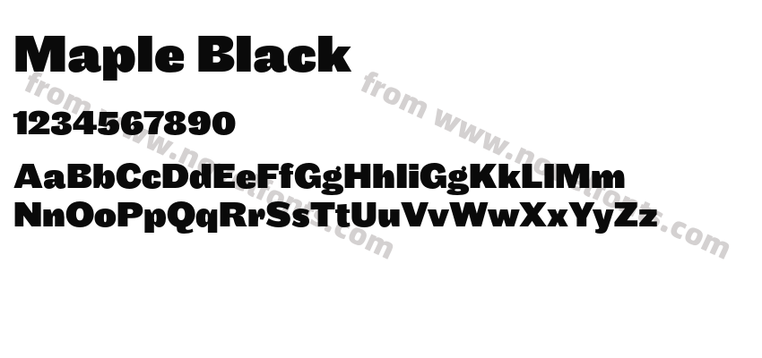 Maple BlackPreview