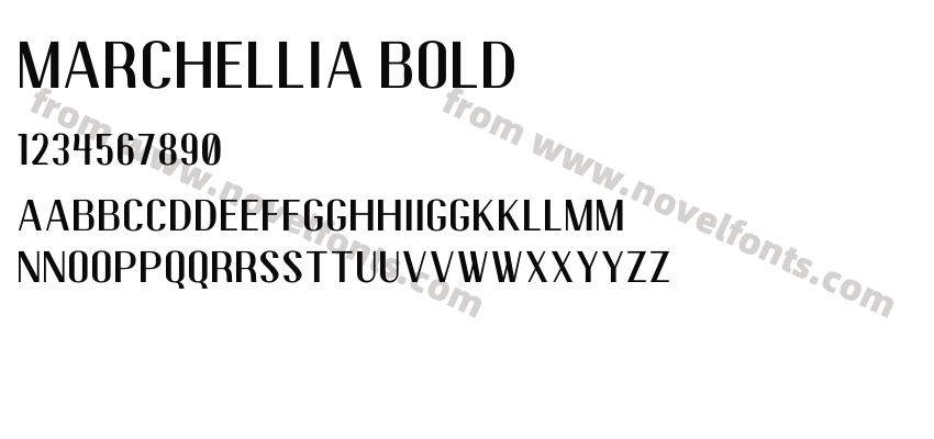 Marchellia BoldPreview