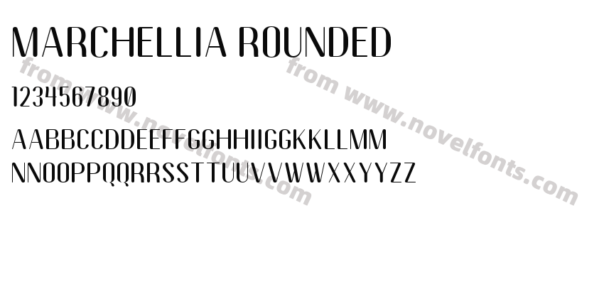 Marchellia RoundedPreview