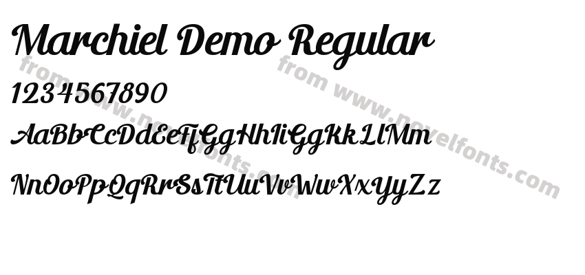 Marchiel Demo RegularPreview
