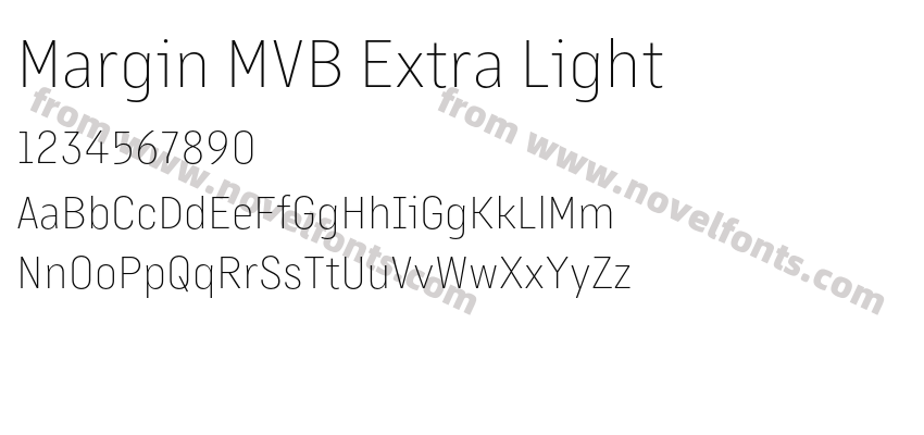 Margin MVB Extra LightPreview