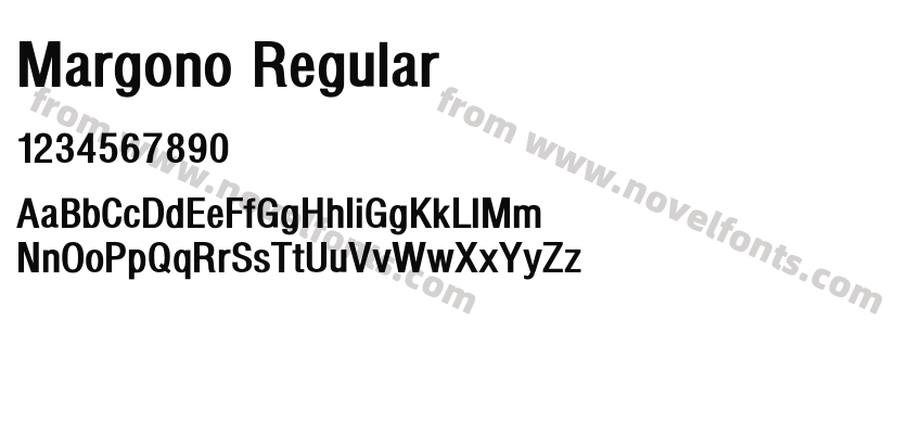 Margono RegularPreview