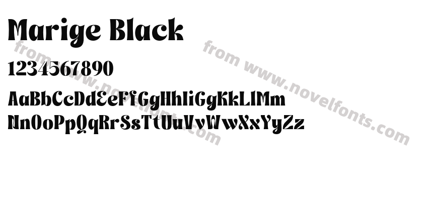 Marige BlackPreview