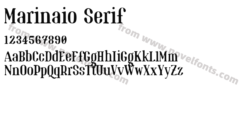 Marinaio SerifPreview