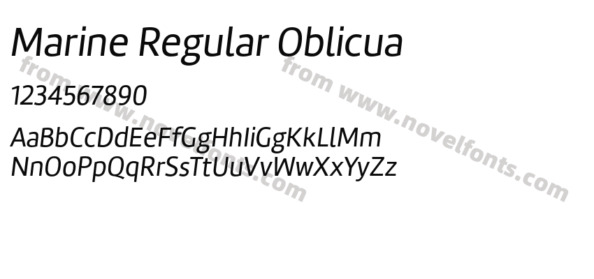 Marine Regular OblicuaPreview