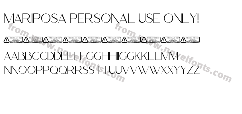 Mariposa PERSONAL USE ONLY!Preview
